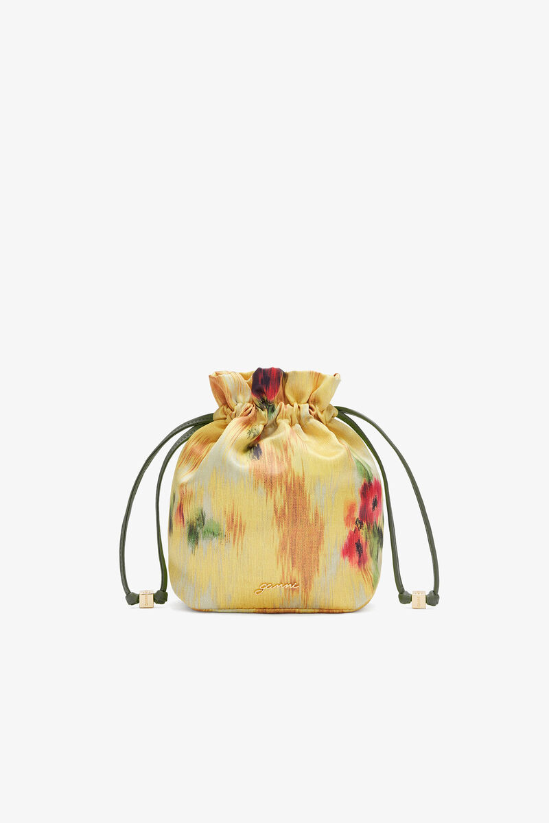 Bolsa em Tafetá Estampado