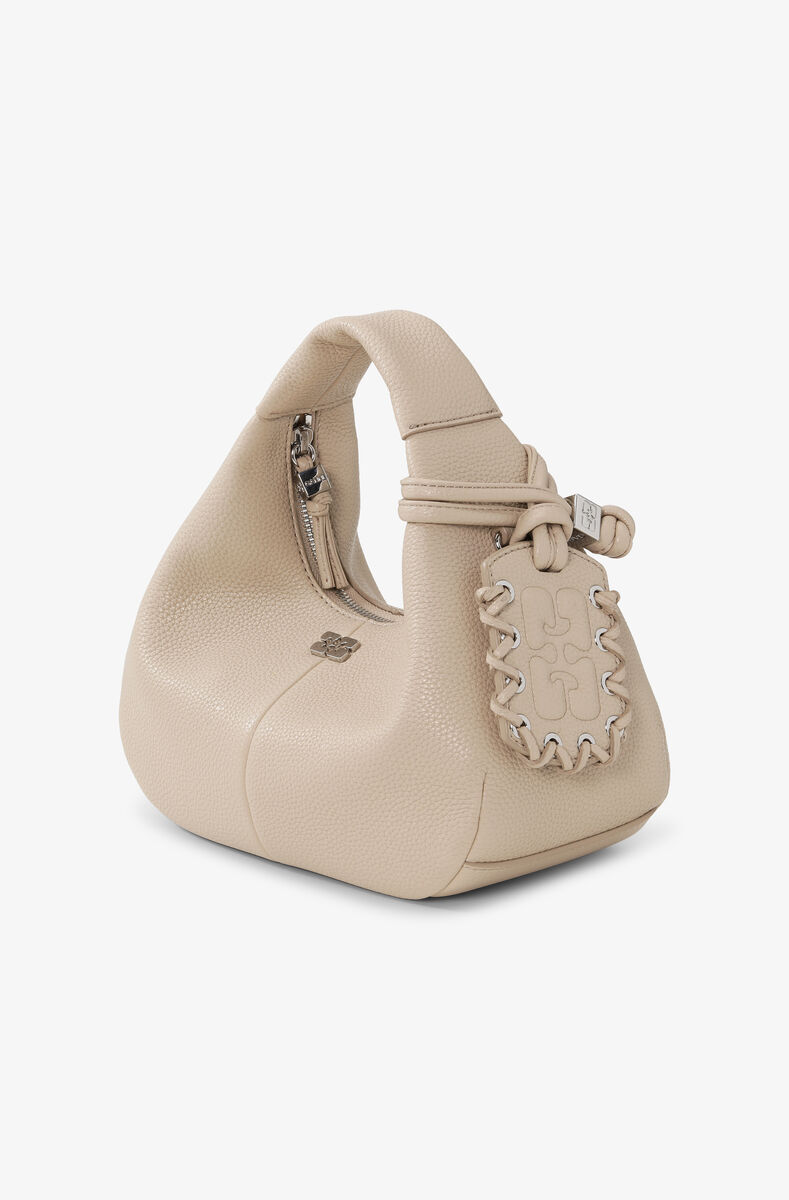 Bolsa Mini Hobo Bege Claro