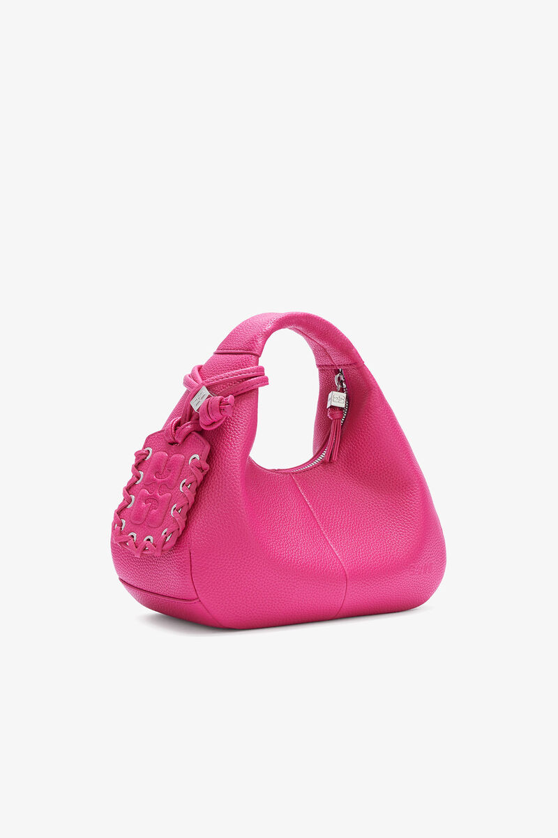 Mini Hobo Bag em Rosa