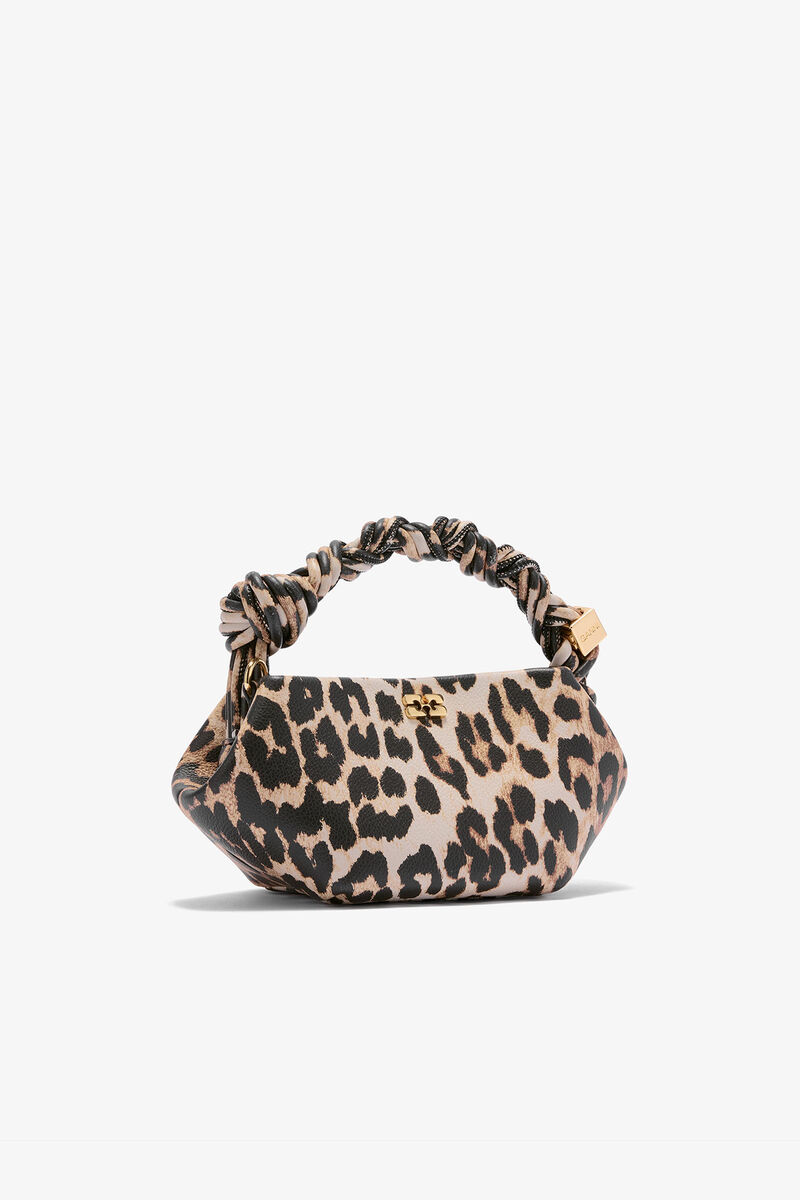 Bolsa Mini Bou com Estampa de Leopardo