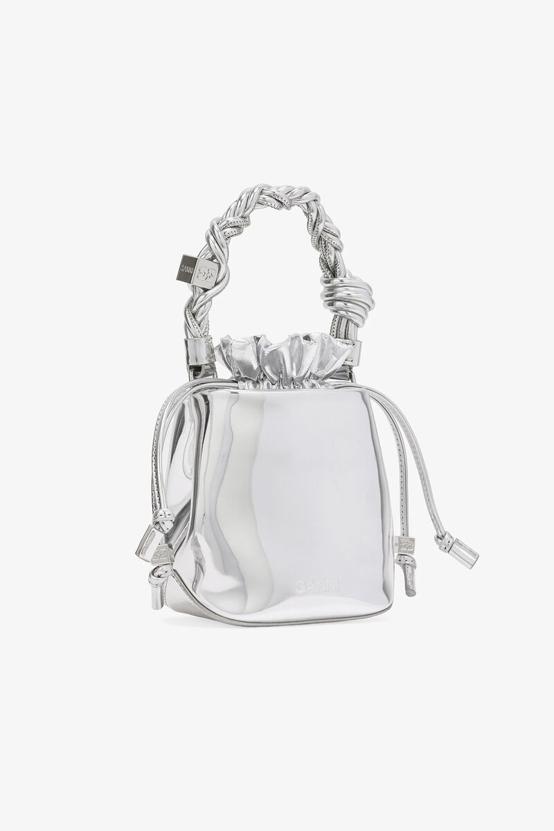 Bolsa de Mão Mini Bou Prateada
