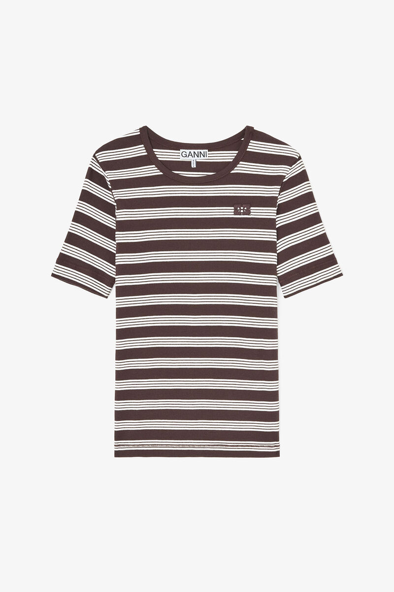 T-shirt em listras