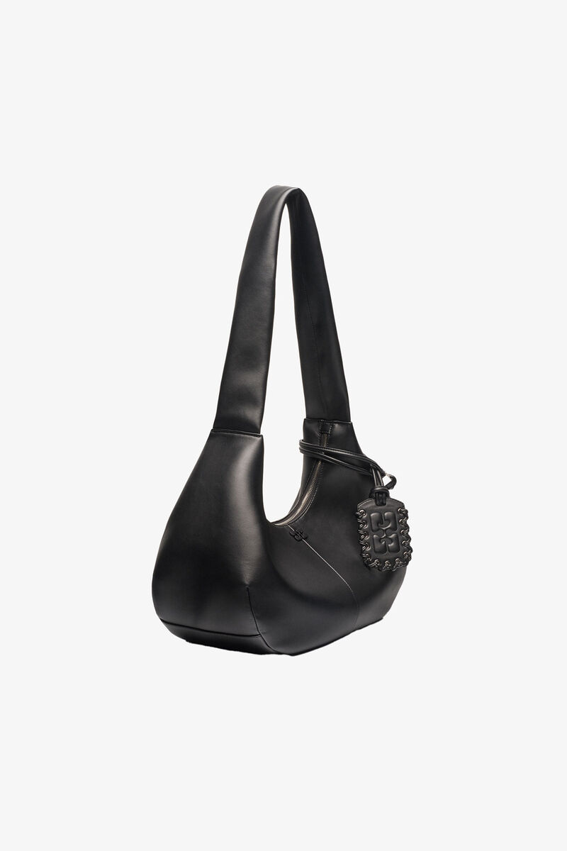 Bolsa Hobo Média Preta