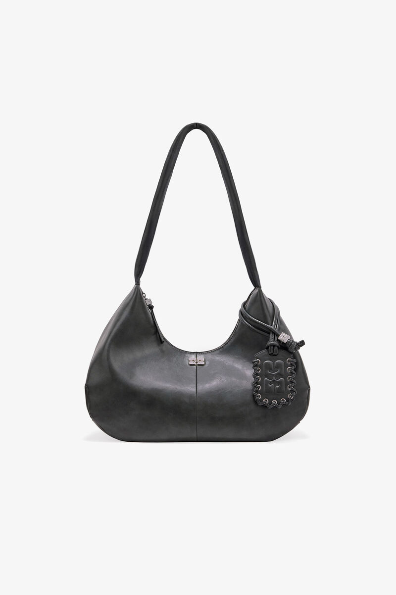 Bolsa Hobo Média Steal Grey