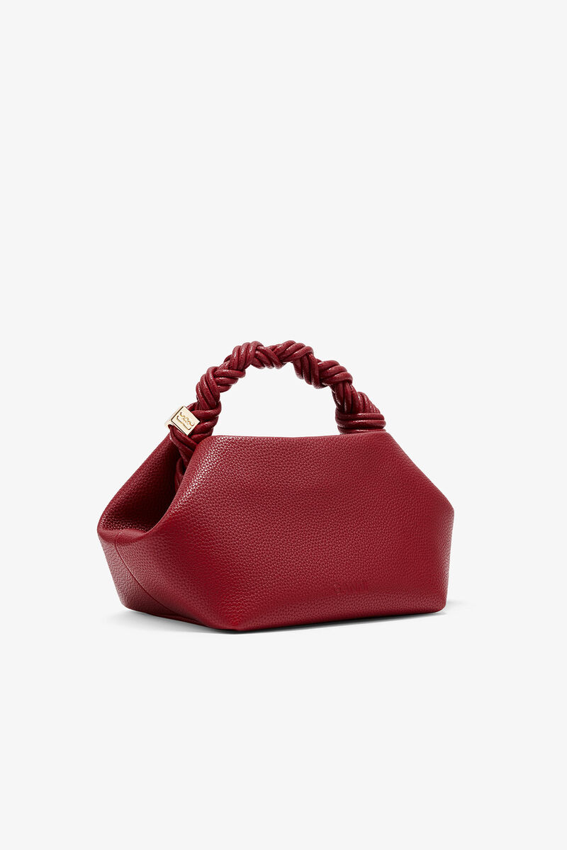 Bolsa Pequena Grã-Redonda Vermelha