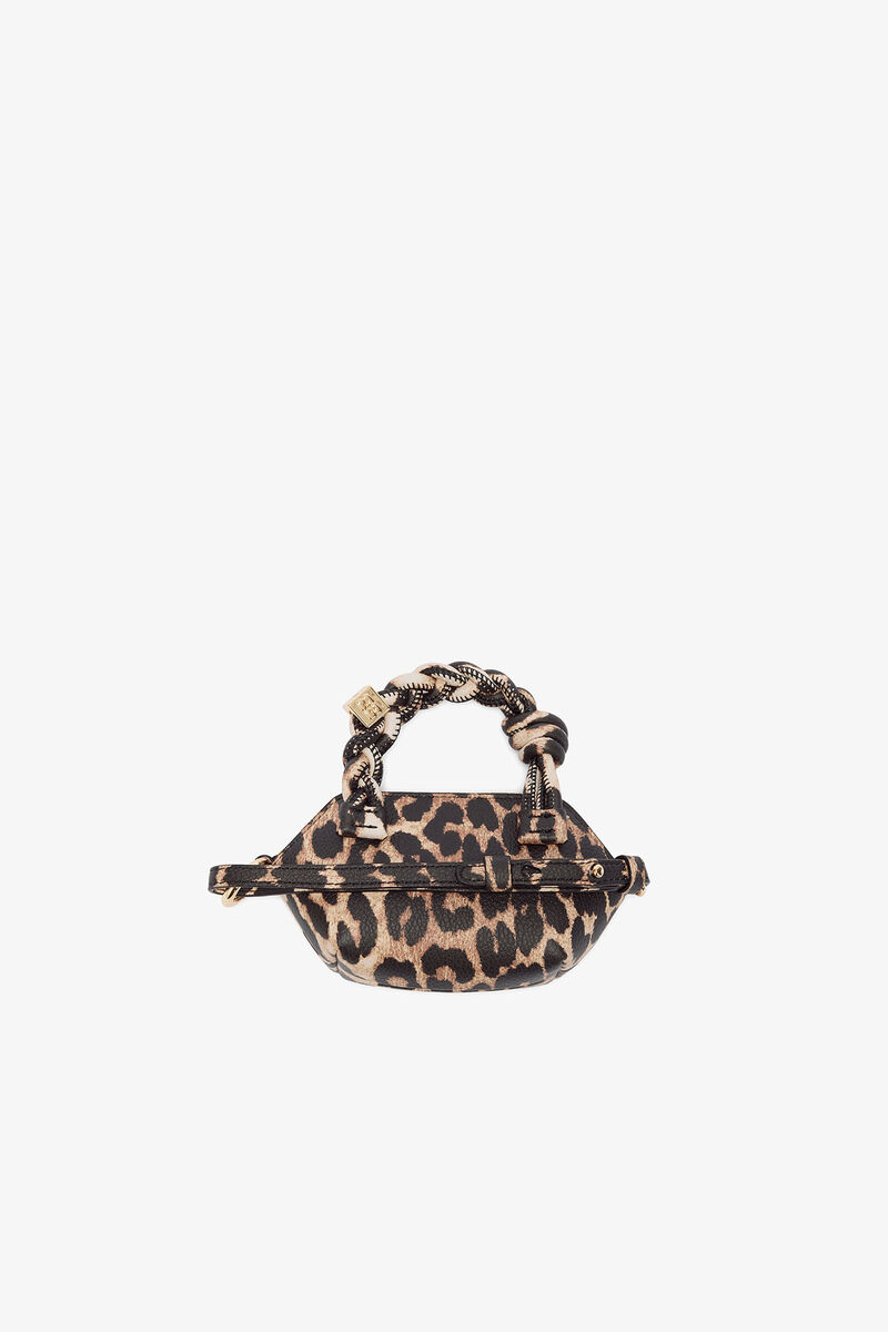 Leopard Grained Nano Bou Bag Nano