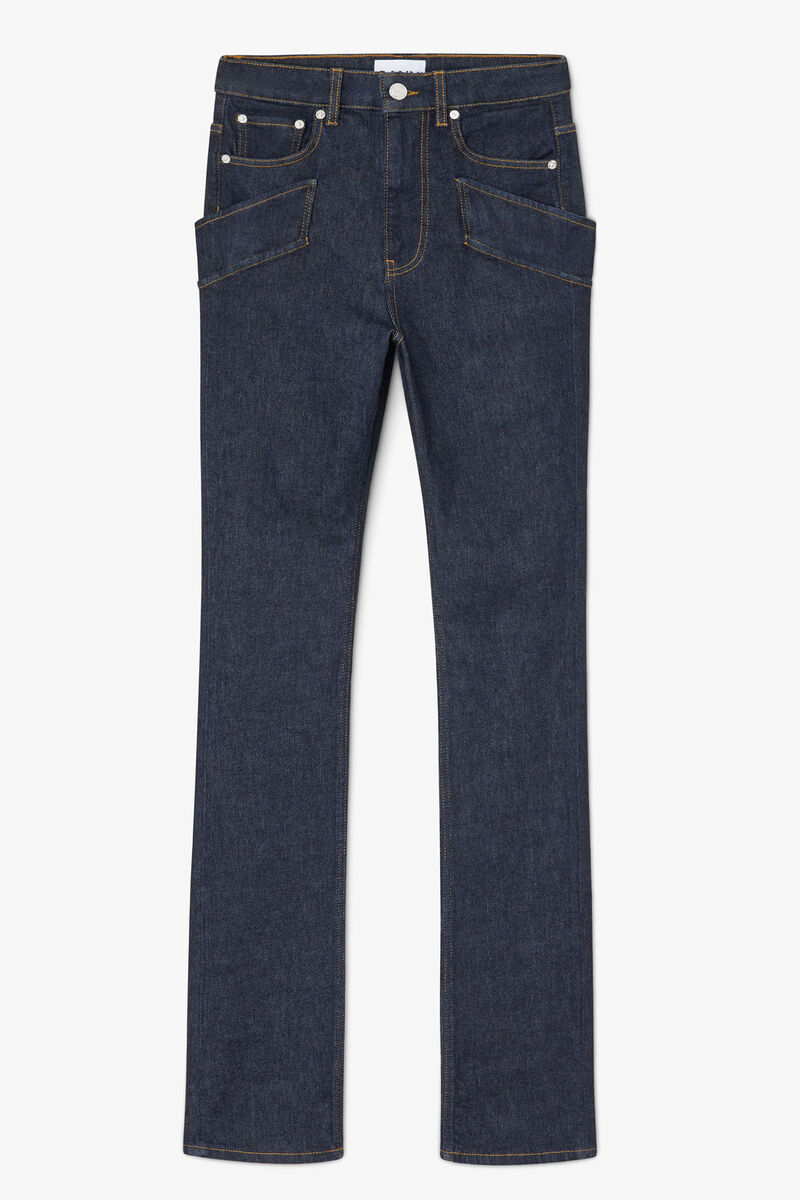 Calças Skinny em Denim Elástico