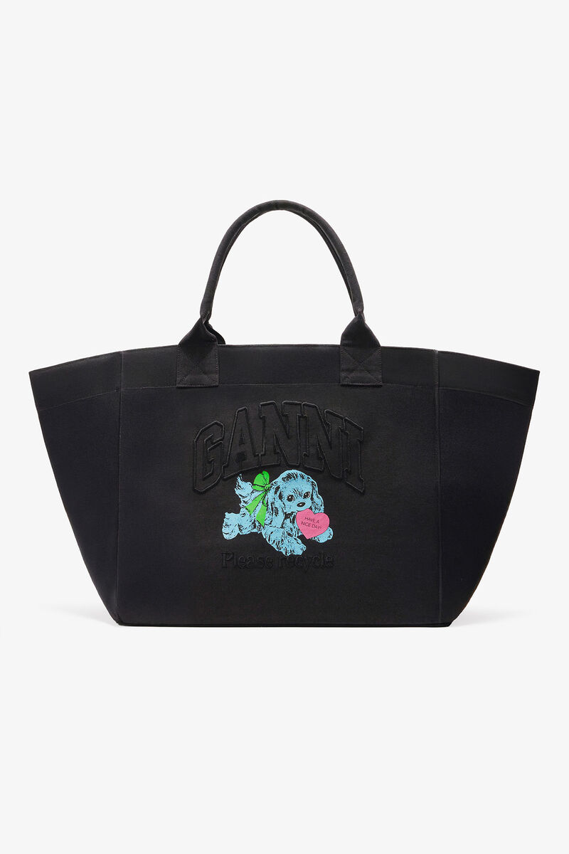 Bolsa Tote Preto Puppy XXL