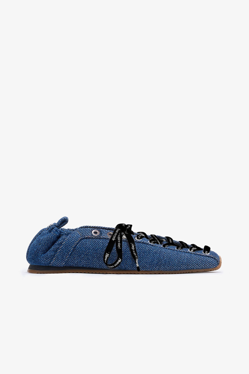 Ballerina Esportiva em Denim