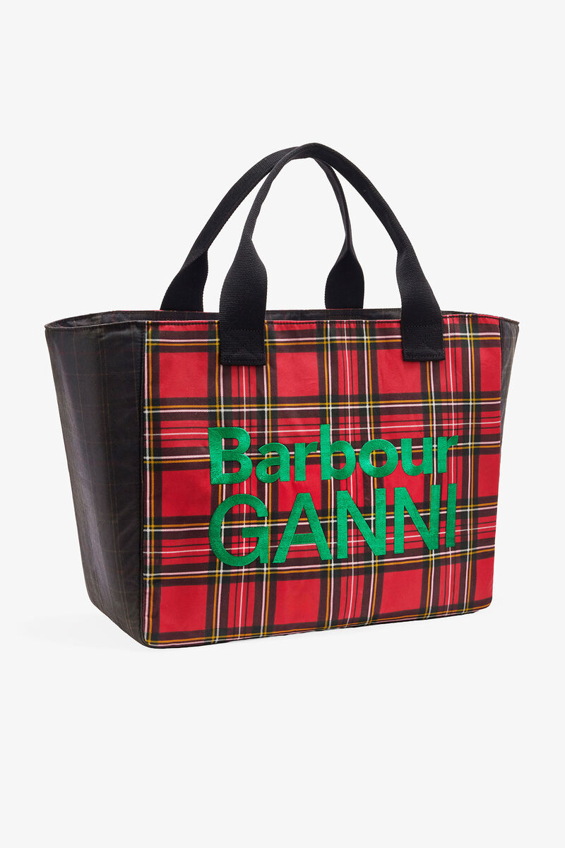 Bolsa Tote Tartan Vermelho