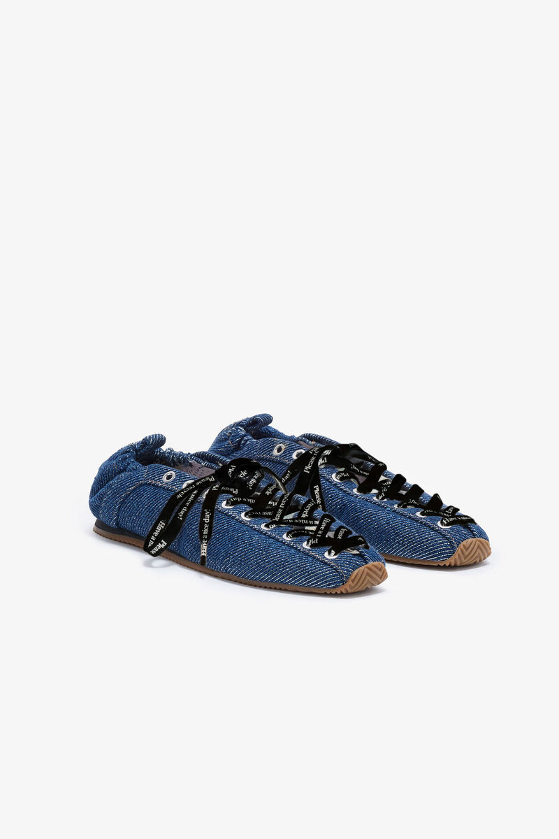 Ballerina Esportiva em Denim
