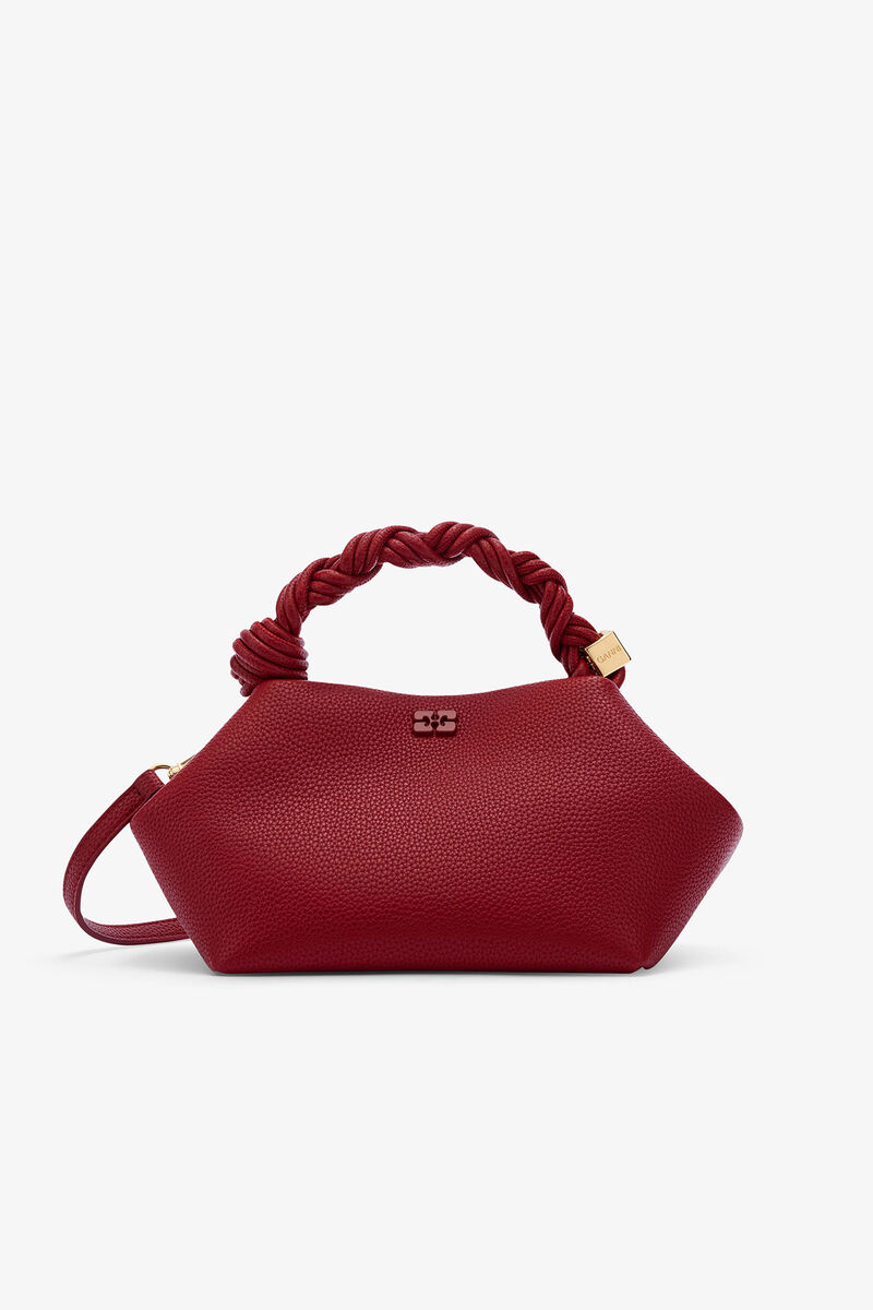 Bolsa Pequena Grã-Redonda Vermelha
