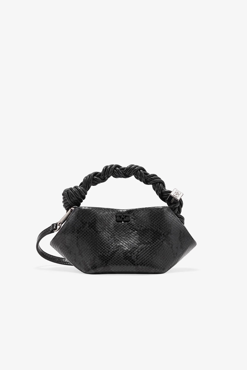 Mini Bou Bag Snake Preto