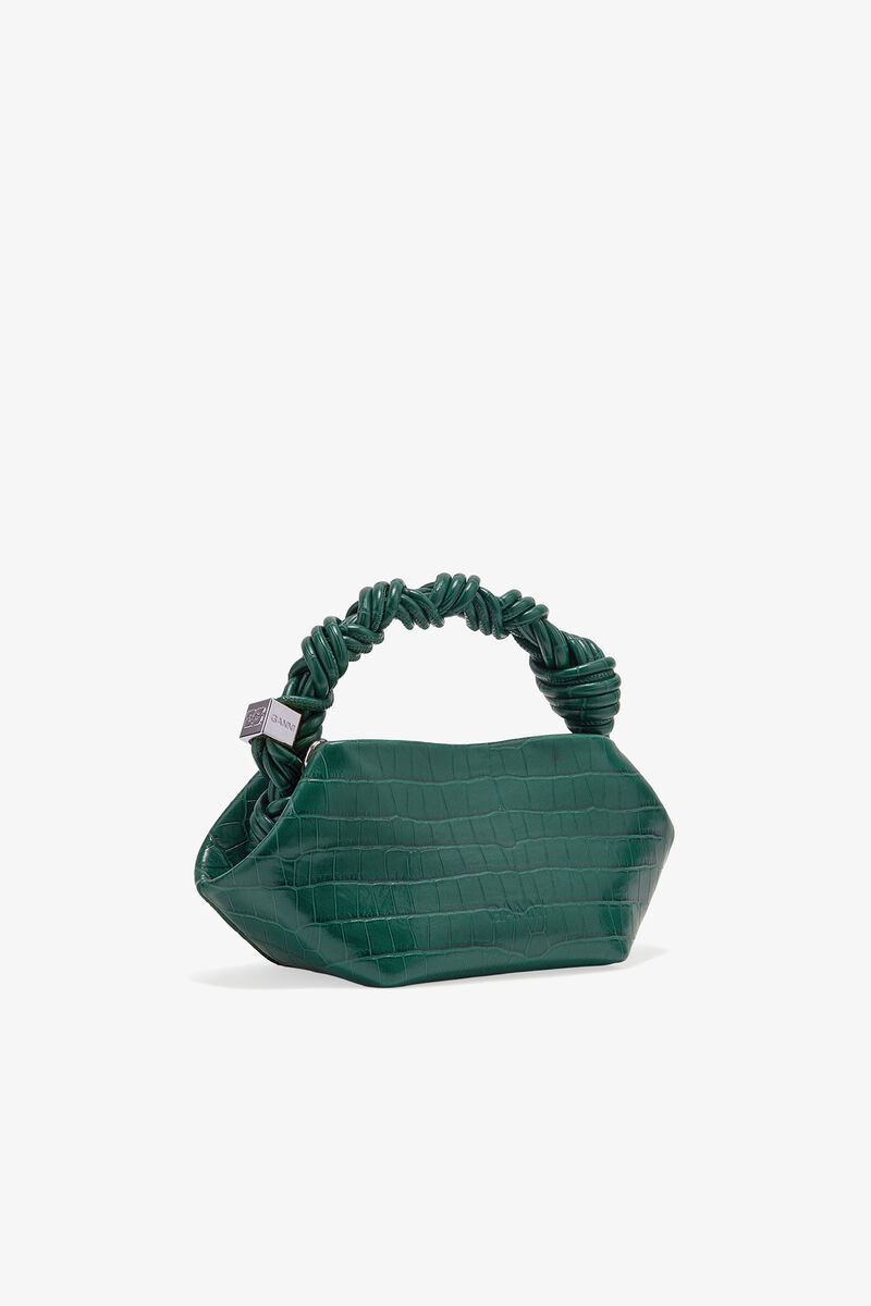 Bolsa Mini Croco Patent Verde