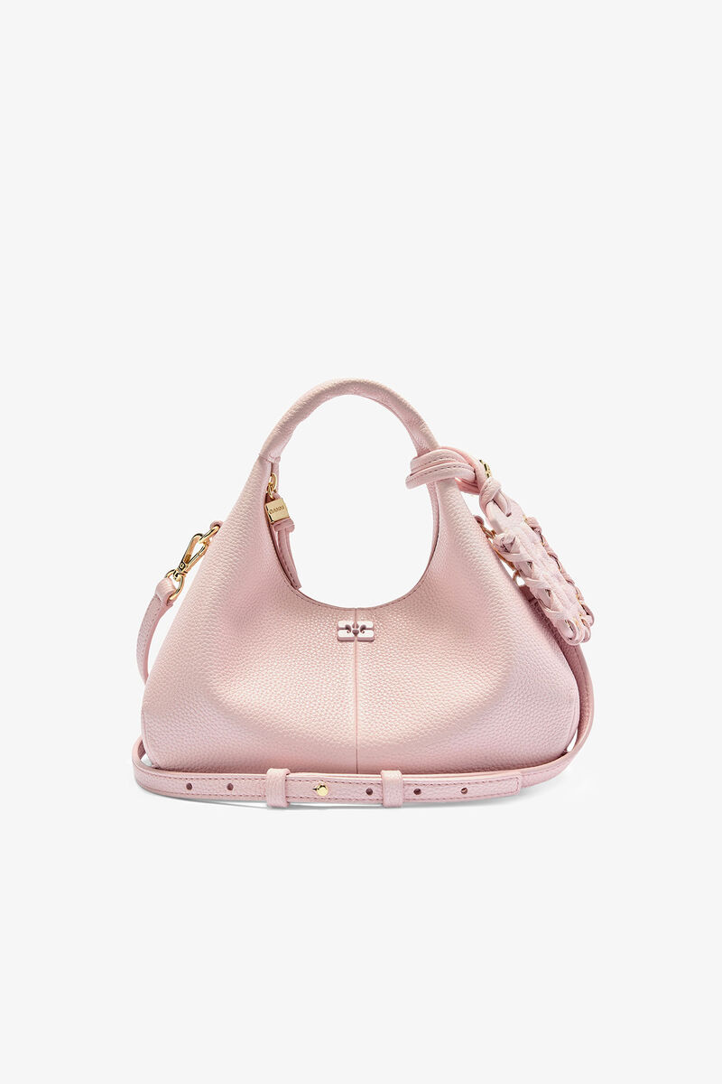 Bolsa Mini Hobo com Textura