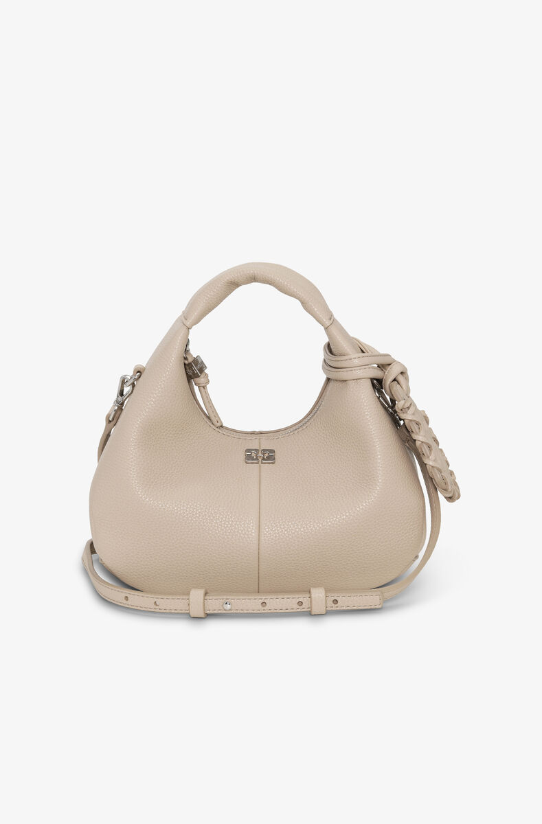 Bolsa Mini Hobo Bege Claro