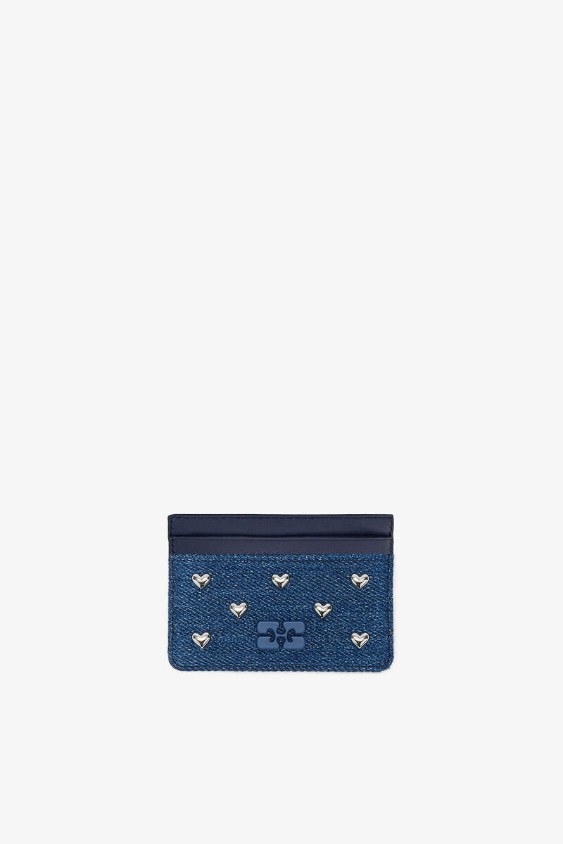 Porta-cartões Bou em Denim