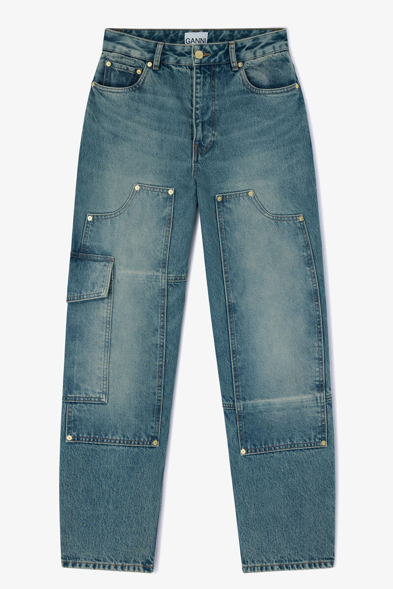 Calças Audri em Denim Rígido Tint