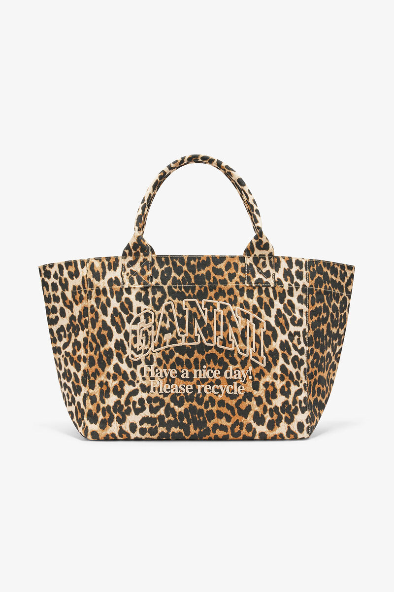 Bolsa de Mão Média Leopardo