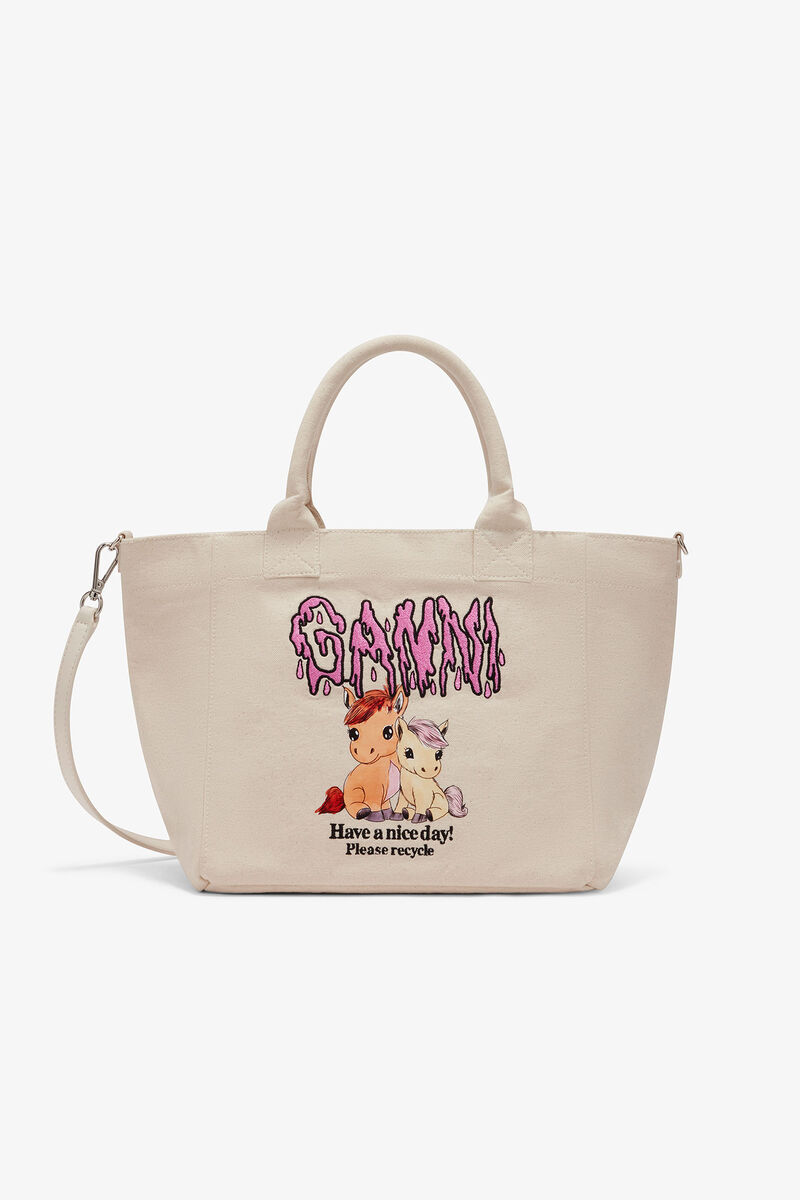 Bolsa de Compras Pequena com Estampa de Pônei Fácil